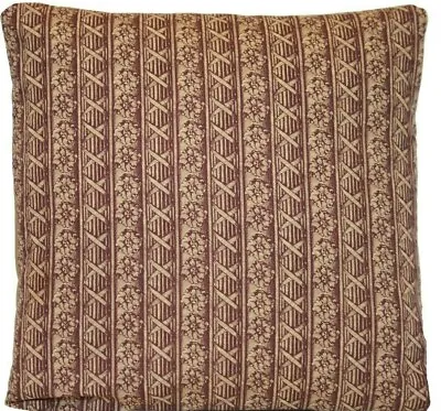 Vintage Cushion Cover Purple Agapanthes Antique Marvic Cotton Print Square 16  • £9.99