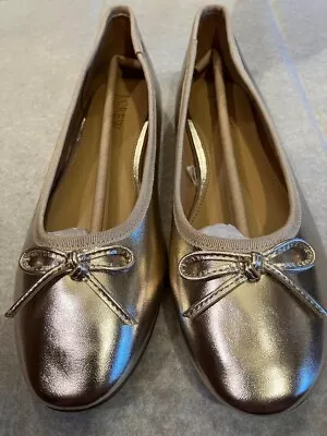 J. Crew Gold Classic Ballet Flats For Women Size 7 • $10.80