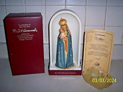 Hummel Millennium Madonna Hum 855 Figurine #1102/7500 W/ Box & COA Limited Ed. • £337.80