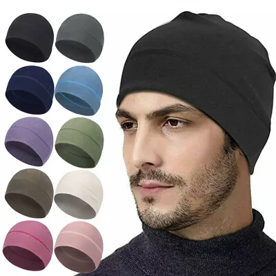 Men Women Winter Beanie Riding Helmet Lined Cap Windproof Warm Outdoor Sport Hat • $7.99