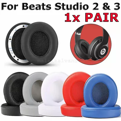 Soft Replacement Ear Pads For Beats By Dr. Dre Studio 2.0 3.0 Wired Wireless New • $19.95