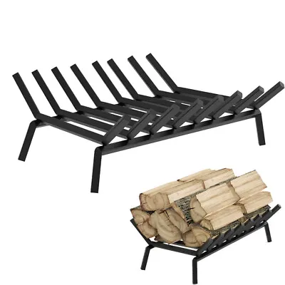 £53.94 • Buy Fireplace Grate Hearth Grate Wood Burner Fire Place Holder Fireside Log Basket