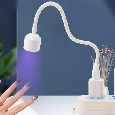 Mini UV Led Light Nail Gel Polish Drying Lamp Single Finger Dryer Manicure Tool • $6.59