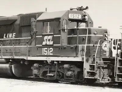 Seaboard Coast Line Railroad SCL #1512 GP-40 Electromotive Train Photo • $16.97