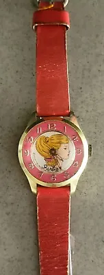 Vintage Mattel Barbie 1965 Swiss Made Watch Original Leather Band  • $16