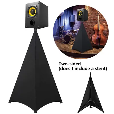 £12.65 • Buy DJ Light Speaker Stand Cover Tripod Stand Skirt Scrim For Banquets Events Black