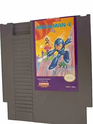 Mega Man 4 Nintendo NES Game Tested Clean Nice • $39.99
