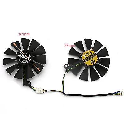 $28.31 • Buy 87mm Graphic Card Cooling Fan Video Card Fan For ASUS DUAL GeForce GTX1060 1070