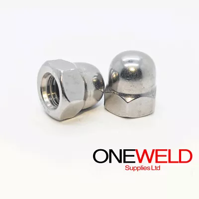 Dome Nuts Metric A2 Stainless Steel DIN 1587 • £2.66