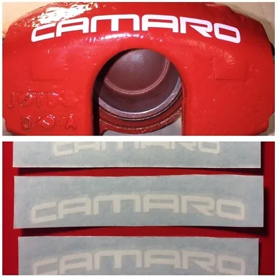 CAMARO Brake Caliper Decal Stickers Hi-Temp - 6 Diff Colors  • $7.49