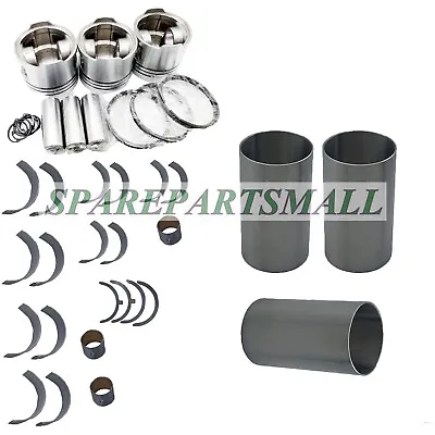 Overhaul Rebuild Kit Liner Piston Bearing Fit For Mitsubishi L3E L3E-61SDH • $375