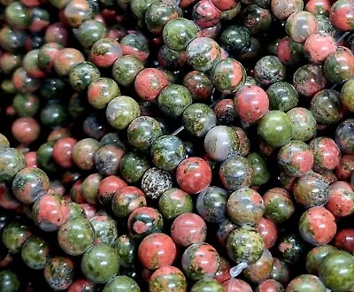 SEMI PRECIOUS GEMSTONE BEADS JEWELLERY MAKING ROUND NATURAL STONE 4/6/8/10mm • £4.36