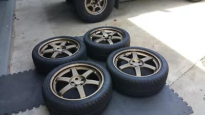 $2499 • Buy Rays Volk Racing OG TE37 18x7.5+30 Rims 5x100 5x114.3 Wheels Wagon WRX GC8 STi