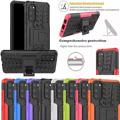 For Samsung Galaxy S22 S21 S20 FE Plus Ultra Case Shockproof Stand Phone Cover • £4.95