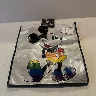 Disney Reusable Bag Pride LGBTQ+ Mickey Mouse White Medium Tote Recyclable New • $2.99