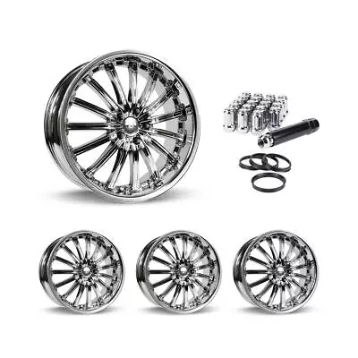 Wheel Rims Set With Chrome Lug Nuts Kit For 20-24 Ford Explorer P817650 18 Inch • $1178.34