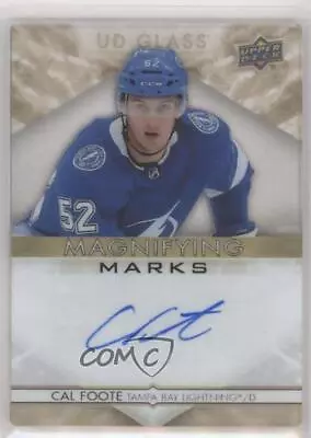 2021 Upper Deck Ovation UD Glass Magnifying Marks Gold /35 Cal Foote #MM-CF Auto • $16.64