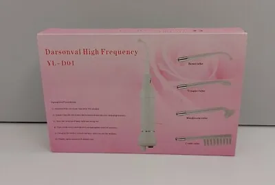 Darsonval High Frequency YL-D01 Hair & Face Treatment Anti-Acne With 4 Tubes  • $68.75