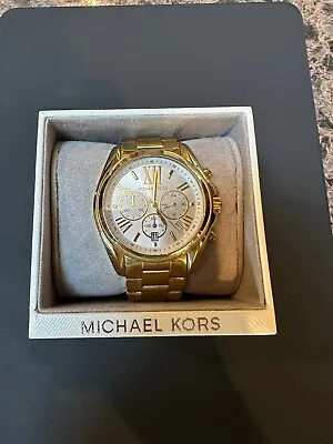 Michael Kors MK6266 Bradshaw Chronograph Unsiex Watch NEEDS BATTERY • $30