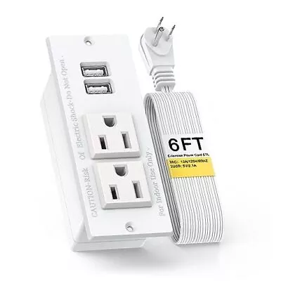 Recessed Outlet Desk Outlets With USB Ports Recessed 10W USB-A Ports White • $24.56