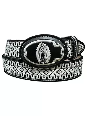 Cinto Vaquero Bordado Estilo Piteado Vaquero Western Style Embroidered Belt • $25.99