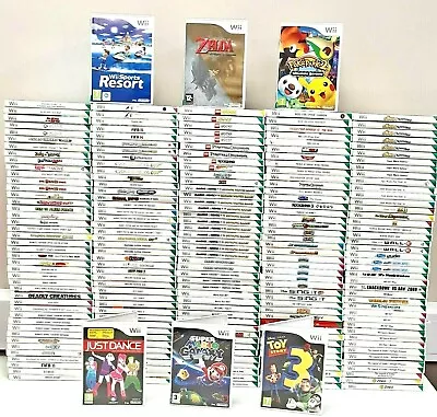 £26.59 • Buy Nintendo Wii Games - Choose Your Games & Bundle Up FAMILY KIDS MARIO SONIC