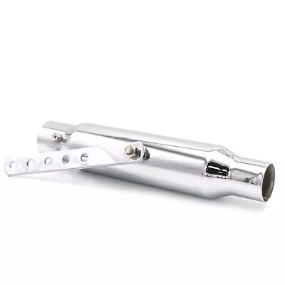 $39.99 • Buy Universal Short Motorcycle 12'' Exhaust Muffler Pipe Silencer Cafe Racer Touring