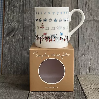 Sophie Allport Queen Elizabeth Ii Diamond Jubilee Fine Bone China Mug In Box • £7.99