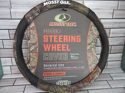 MOSSY OAK PREMIUM CAMO STEERING WHEEL COVER 14.5 - 15.5 Universal NWT • $14