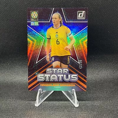 Magdalena Eriksson 2023 Donruss FIFA Women's World Cup STAR STATUS ORANGE #43/49 • $49.95