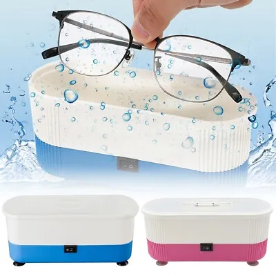 Ultrasonic Cleaner For Jewelry Glasses Ultrasound Cleaning Bath Machine Tool • £5.69