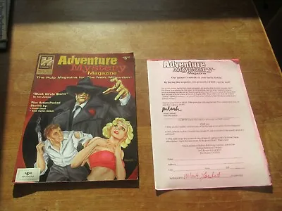 Adventure Mystery Magazine #1 Error Issue W/ Pink Mail In Coupon Rare High Grade • $5