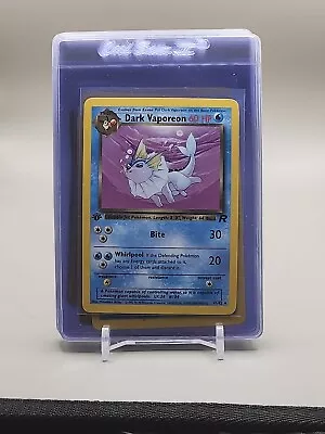 2000 Pokemon Team Rocket Dark Vaporeon 1st Edition 45/82 • $5.99