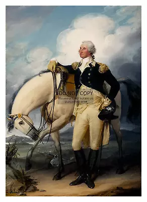 President George Washington At Verplanck's Point Painting 5x7 Photo • $8.49