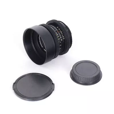 Carl Zeiss Jena DDR MC Pancolar 50mm F1.8 Cine Modded Prime Lens For Canon EF! • $551.33