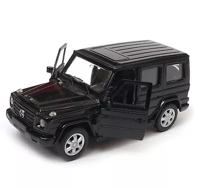 Mercedes G-Class Germany Sport Car Model Diecast Toy Black 1:34 Welly Open Door • £11.75