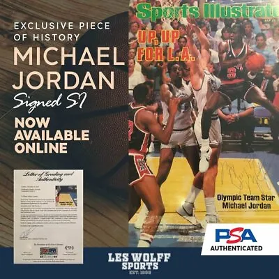 Michael Jordan Autographed Sports Illustrated 7/23/84 PSA/DNA • $5000