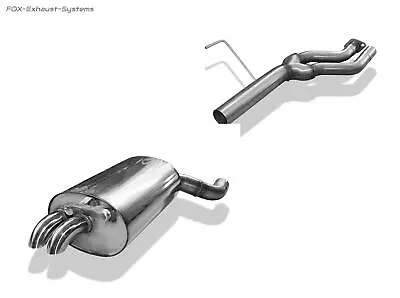 Stainless Racing Complete System From Cat Mercedes Sl R129 2x55mm Diesel Look • $1357.16