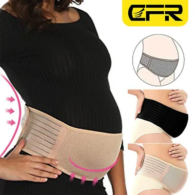 Deluxe Maternity Belly Band Abdomen Back Support Pregnant Tummy Pregnancy Belts • £15.49
