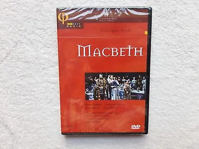 Art Haus MACBETH GIUSEPPE VERDI LONDON PHILHARMONIC OPERA DVD R0 ALL NEW SEALED • £7.99