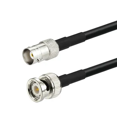 BNC Male To Female Low Loss Antenna Cable For CB Radio/VHF Ham Radio/Wireless • £10.32