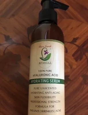 100% Pure Hyaluronic Acid Serum Anti Aging Intense Anti Wrinkle 8oz Amber Bottle • $23.95