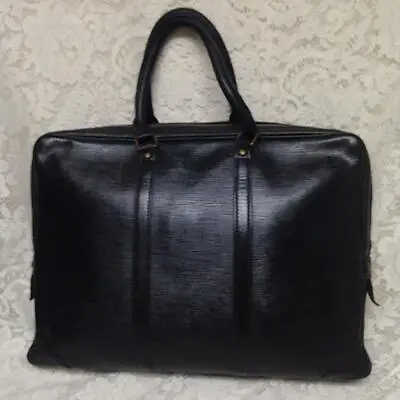 Louis Vuitton Black Epi Leather Large Briefcase 16in X 12in X 2.5in • $494.95