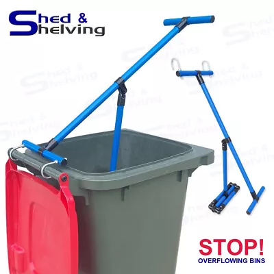 Wheelie Bin Waste Compactor Manual Rubbish Garbage Crusher • $74.95