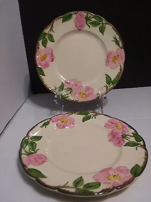 2 Vintage Franciscan Desert Rose Dessert Plates U.S.A. Earthenware Vintage China • $15