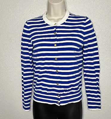 J Crew Striped Nautical Style Cardigan Small • $17.95