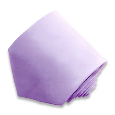 Men's 100% Silk Solid Lavender Color Tie • $8.99