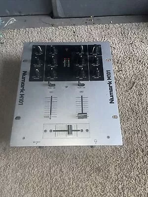 Numark M101USB 2-Channel All-Purpose Mixer With USB - Black Untested Read Cheap • £39.99