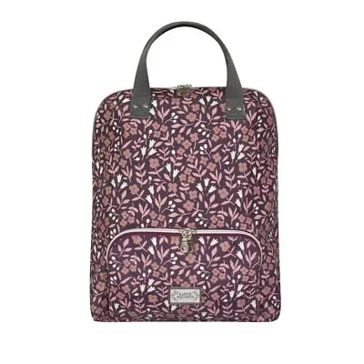 £41.99 • Buy Earth Squared Mulberry Floral Backpack Fairtrade Oil Cloth Flower Rucksack New