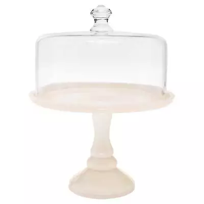 The Pioneer Woman Timeless Beauty10-inch Cake Stand With Glass Cover Milk White • $36.99